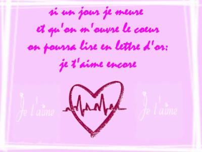 pour  l ame de ma vie